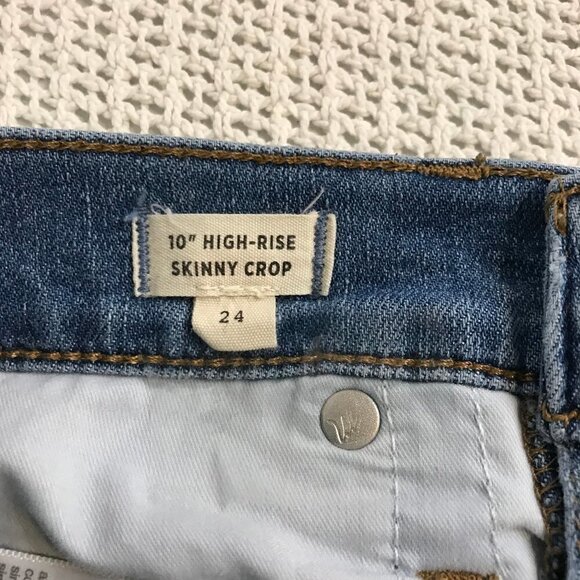 MADEWELL WOMENS SKINNY CROP JEANS SIZE 24 - Picture 5 of 8